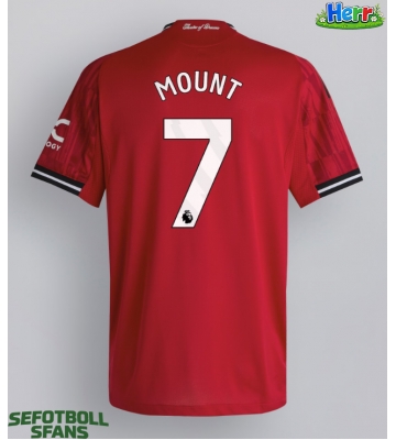 Manchester United Mason Mount #7 Hemmatröja 2025-26 Kortärmad